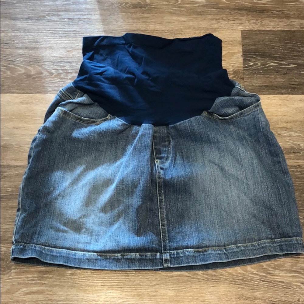 Motherhood Maternity Denim Skirt